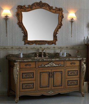Тумба з раковиною та мармуровою стільницею Magic Room 160 см mgr197 фото