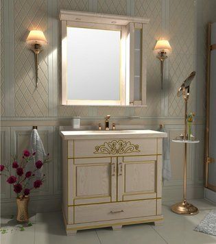 Тумба с раковиной и мраморной столешницей Magic Room 90 см mgr12 фото