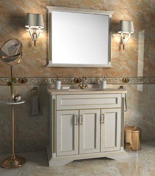 Тумба з раковиною та мармуровою стільницею Magic Room 100 см mgr66 фото